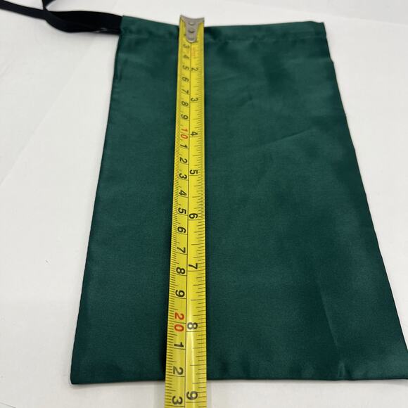 Gucci Dust Bag Pouch Soft Case Eyeglasses Sunglasses Drawstring Emerald Green - Picture 5 of 6